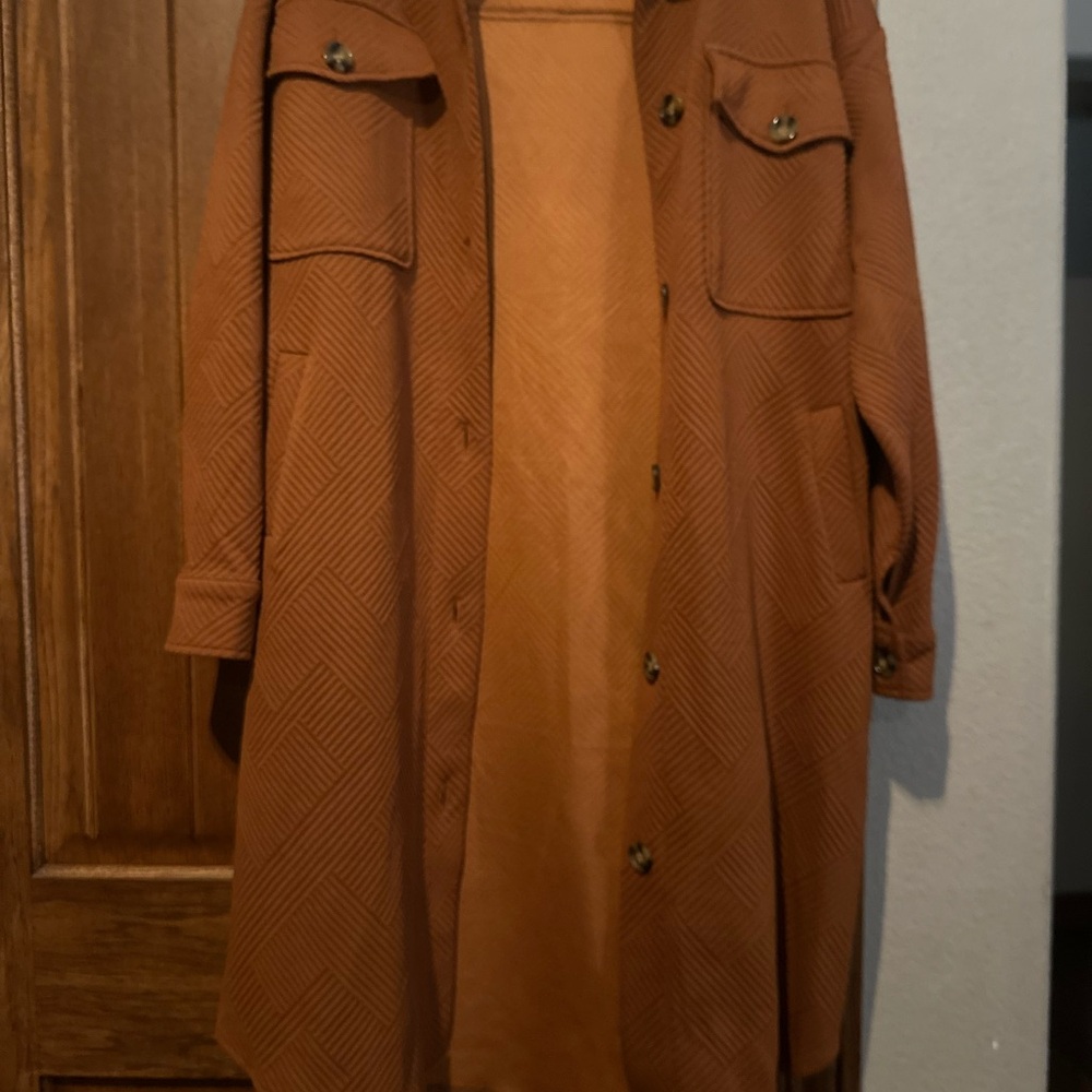 Size Small Women's Long Cardigan Casual Polyester/Spandex Coatigan Jacket.$45.00